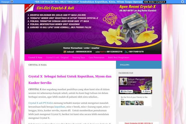 Hueman theme site design template sample