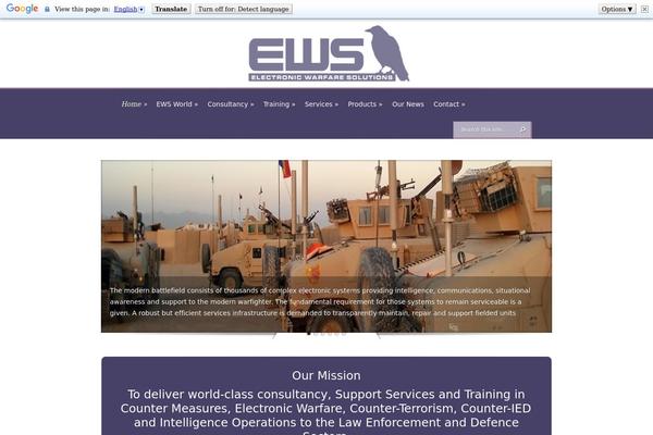 Evolution theme site design template sample