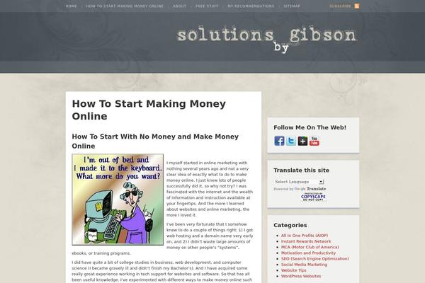 Renegade theme site design template sample