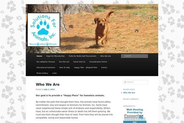 solutionsforanimals.org site used SKT Charity