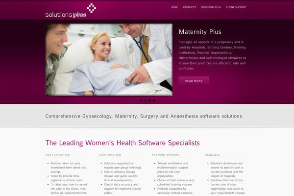 inFocus theme site design template sample