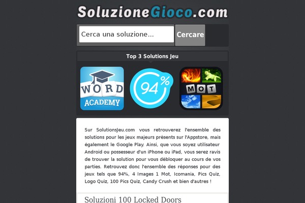 soluzionegioco.com site used Basekit