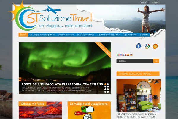 Gonzo theme site design template sample