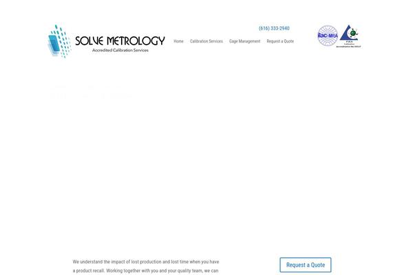 solvemetrology.com site used Custom-child-theme-for-divi
