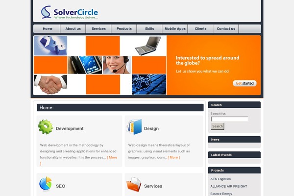 Zerif-lite-child theme site design template sample