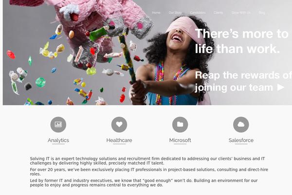 Pinnacle theme site design template sample