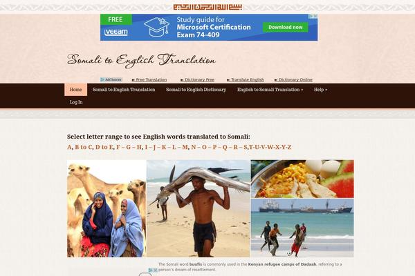 Site using Jamie Social Icons plugin