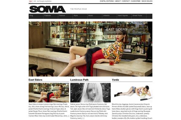 Soma theme site design template sample