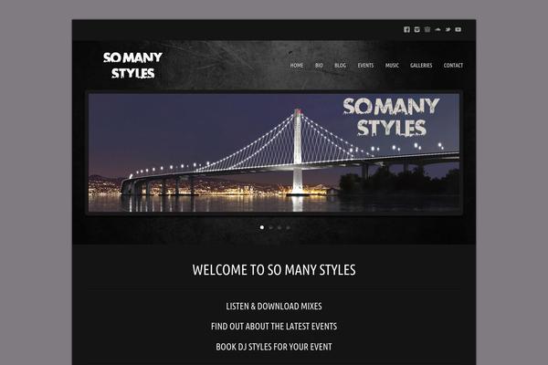 Musicpro theme site design template sample
