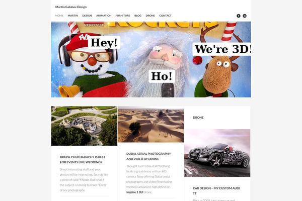 Studiofolio theme site design template sample