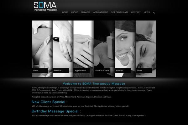 Soma theme site design template sample
