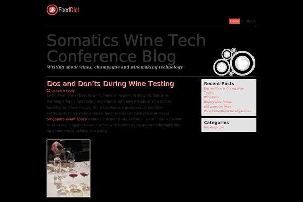 Food and Diet theme site design template sample