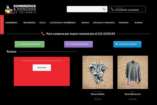 Site using Jck-woo-quickview plugin