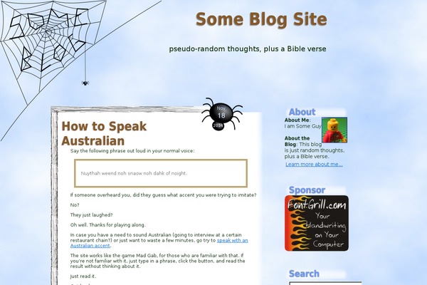 Zippy theme site design template sample