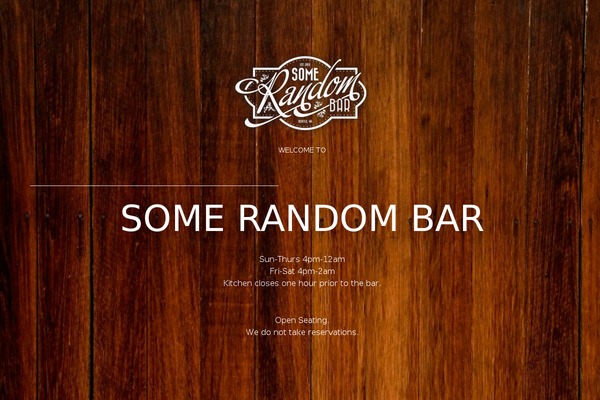 Site using Easy-restaurant-menu-manager plugin