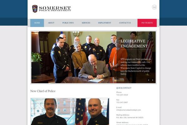Politician theme site design template sample