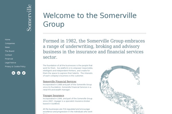 somerville.co.uk site used Somerville