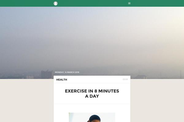 Opus theme site design template sample