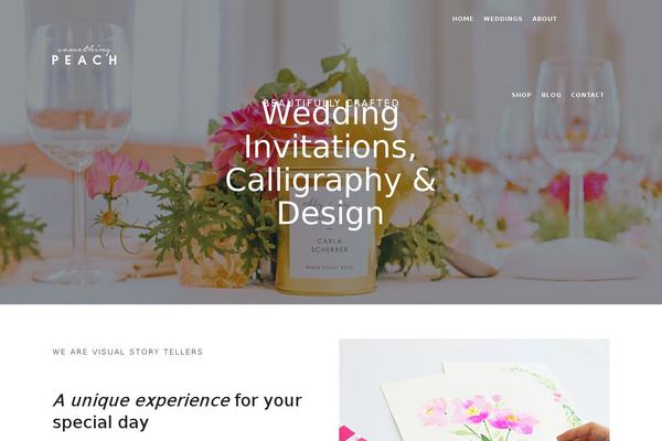 somethingpeach.com site used Wp-nito