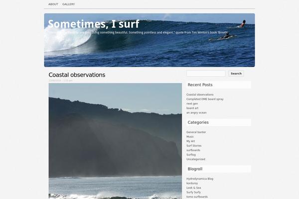 sometimesisurf.com site used Commune