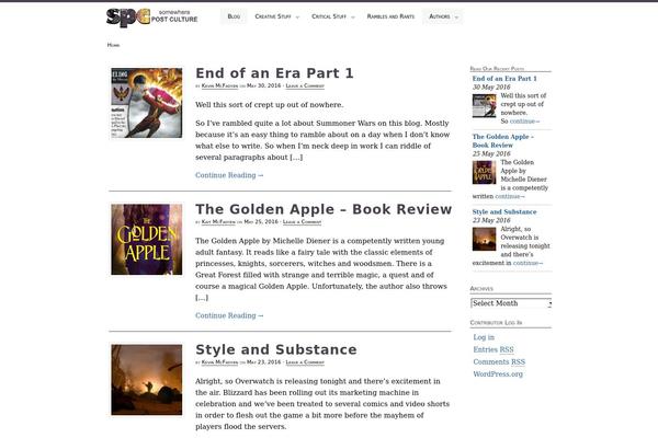 Platform theme site design template sample