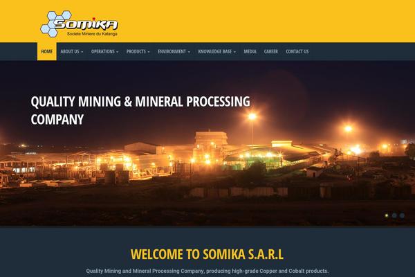 Indus theme site design template sample