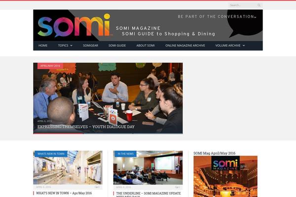 SmartMag theme site design template sample