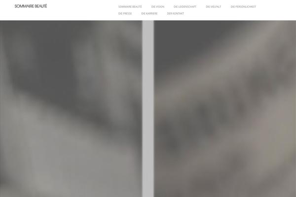 Visia theme site design template sample