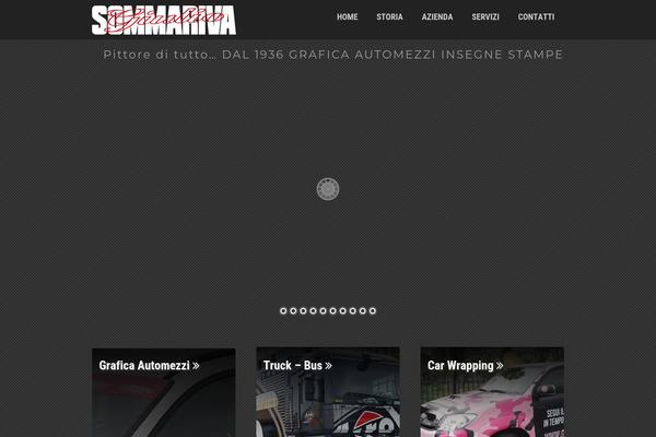 Onepage theme site design template sample