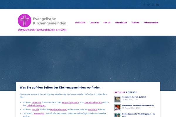 Incarnation theme site design template sample