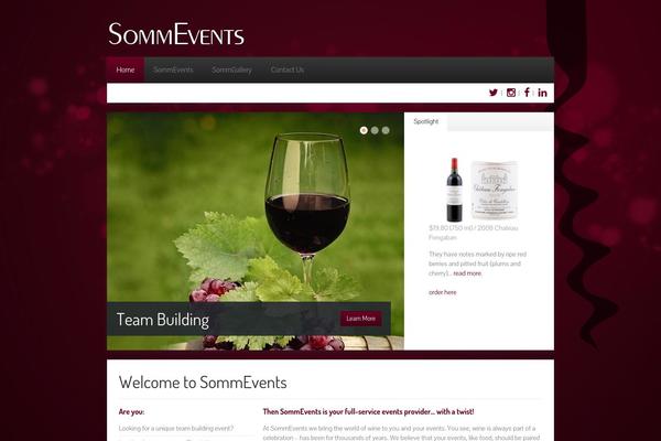 Avenue theme site design template sample