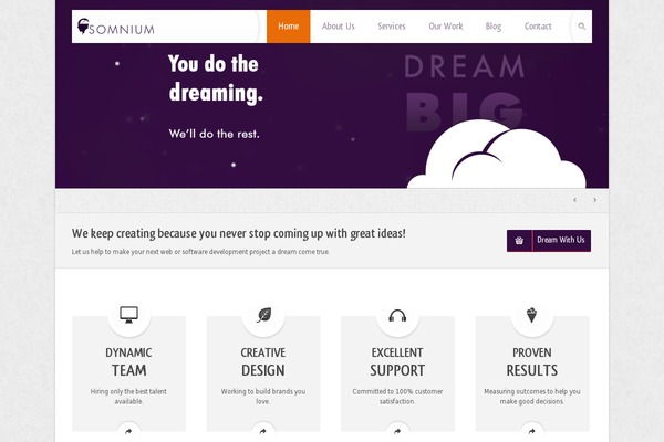 somniumlabs.com site used Dreamlife