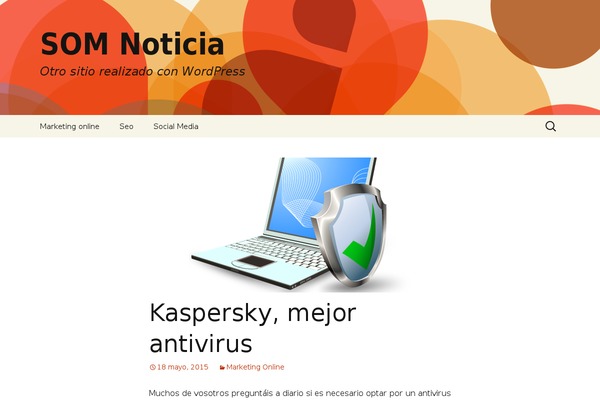 somnoticia.cat site used Twenty Thirteen