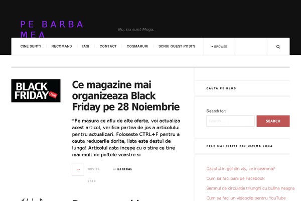 JustWrite theme site design template sample