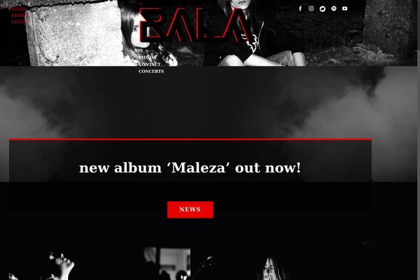 somosbala.com site used Avada Child