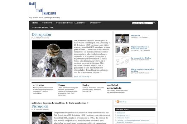 Site using WordPress Content Slide plugin