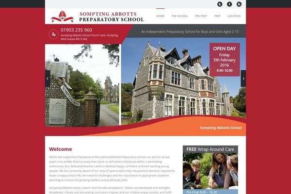 My College theme site design template sample