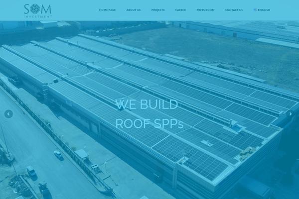 Cumulo theme site design template sample