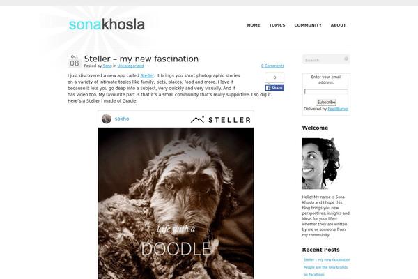 Problog theme site design template sample