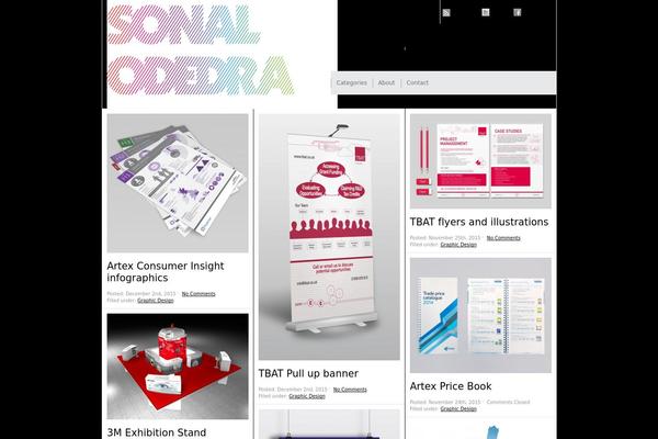 Paragrams theme site design template sample