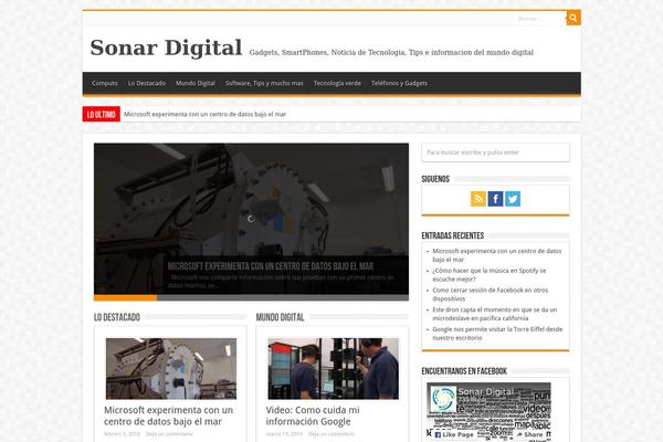 Sahifa theme site design template sample