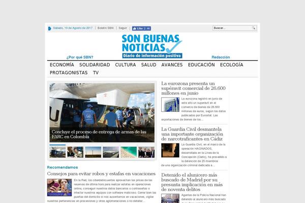 Times theme site design template sample