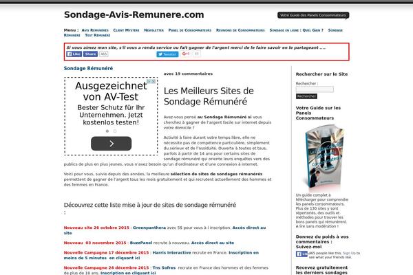 Site using Cocorico Social plugin