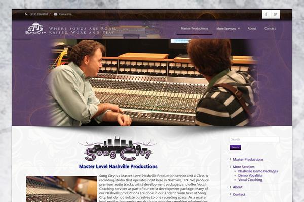 Envision Child theme site design template sample