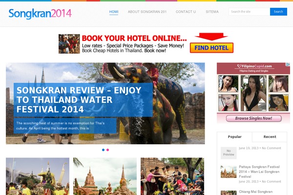Spike theme site design template sample