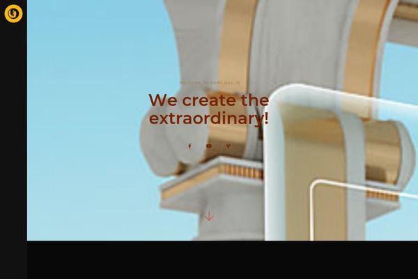 Pofo theme site design template sample
