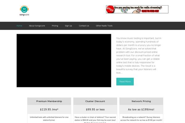 Enterprise Pro theme site design template sample