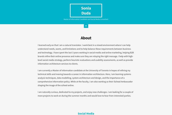 Stork theme site design template sample