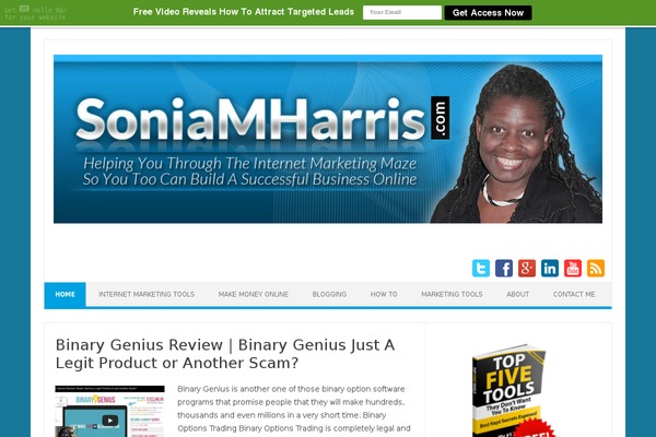 Site using Digg Digg plugin
