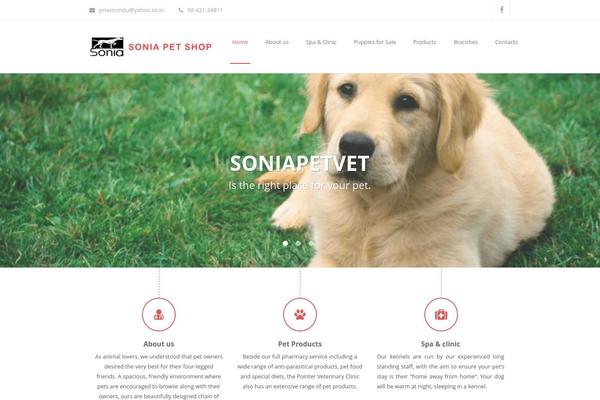 Maskitto Light theme site design template sample
